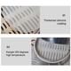 thumbnail image 2 of Billuyoard 8x Tapete de vapor de malla Inodoro No tóxico Seguro para 200 ℃ 392 ℉ Endurance Steamer Mesh Dumplings Hogar Cocina y Comedor, 2 of 6