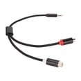 thumbnail image 1 of Adapter,3.5mm Male to 2 Stereo Sound Cable Y Adapter Maleto RCA Female Adapter Superior Craftsmanship, 1 of 14