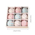 thumbnail image 3 of 9 Piece Christmas Ball Ornaments Set 3.15in Foam Tree Decorations Multicolor, 3 of 6