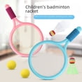 thumbnail image 2 of Raqueta de bádminton para niños, deportes al aire libre, ocio, raqueta de tenis doble, bádminton, juguetes interactivos para padres e hijos para interiores y exteriores, 2 of 5