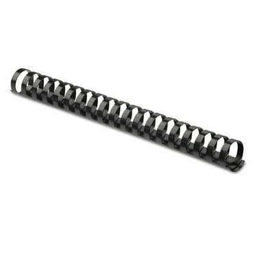 52367 Fellowes Plastic Comb Bindings, 3/4" Diameter, 150 Sheet Capacity, Black, 100 Combs/Pack