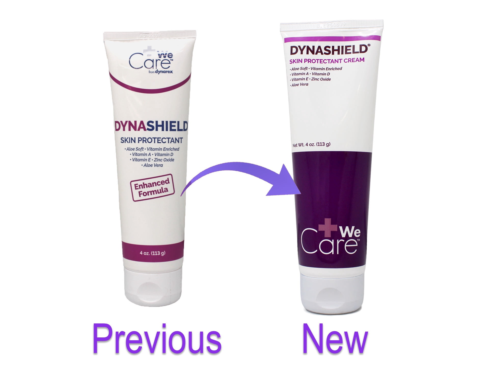DynaShield We Care Scented Skin Protectant Cream 4 oz. Tube 1195 24 Ct
