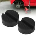 thumbnail image 1 of Jack Stand Protector, Jack Pad Adapter Universal Wear  Standard Size 2PCS Rubber with Slotted Design for Car Maintenance, 1 of 8