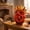 C, variant on Artificial Pumpkin Table Centerpiece, Fall Halloween Foam Pumpkin Arrangement with Maple Leaves, Berries, Sunflower, Mini Gourds, Thanksgiving Table Decor