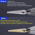 thumbnail image 3 of CHAO Titanbelagda cuchillo hasta Bosch Indego robotgräsklippare 9st Guld talla única, 3 of 5
