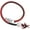 RED/BLACK, variant on Daniel Smart Leather Motorcycle Whip with Pool Ball Biker Get Back Whip 42”Long Motorcycle Handle Bar Accessories.