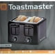 Toastmaster TM-45TS Grille-Pain à 4 Tranches avec une Touche de Fraîcheur&44; Noir – image 1 sur 1
