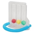 thumbnail image 2 of Ejercitador de respiración con bola que sopla, dispositivo de entrenamiento de capacidad pulmonar con 3 bolas coloridas para personas mayores, 2 of 14