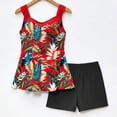 thumbnail image 5 of Two Piece Women's Tankini Swimsuits 2026 Modest Tummy Control Blouson Top with High Waisted Shorts Swimwear, 5 of 6