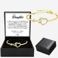 thumbnail image 2 of Top-keivon To My Daughter Heart Infinity Bracelet – Meaningful Jewelry Gift with Love Message Card – Perfect Birthday, Graduation, Christmas, Valentine’s Day or Special Occasion Present from Mom, 2 of 11