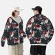 thumbnail image 4 of Fotbe Watercolor Floral Chaqueta con Protección Solar UPF 50+ para Hombre y Mujer, Camisa con Capucha y Bolsillos-Large, 4 of 7