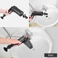 thumbnail image 6 of Btidfty Pneumatic Pipe Plungers High Manual Sink Plunger for Bathroom (Black), 6 of 9