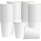 thumbnail image 3 of Vasos de Cartón 8oz - (Paquete de 100) - Vasos de Café Desechables Blancos de Pared Simple para Bebidas Frías y Calientes - Vasos de Cartón de 280 ml, 3 of 4
