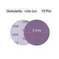 thumbnail image 2 of 10 Pack 3-Inch Purple Sanding Discs 1000 Grits Hook & Loop Professional Aluminum Oxide Sandpaper, 2 of 5