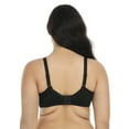 Hsia Womens Plus Size Sexy Bras Full Coverage Mesh Unlined Minimizer Bras Black 38dd