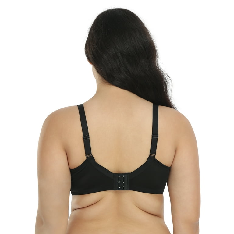 HSIA Womens Plus Size Sexy Bras Full Coverage Mesh Unlined Minimizer Bras  Black 36DD