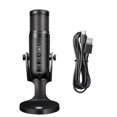 thumbnail image 1 of USB Condenser Microphone for PS4 Mac PC Tap-to-Mute Super-cardioid Polar Pattern Microphone with RGB Light for Gaming Streaming, 1 of 8