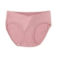 thumbnail image 2 of Bovxnpu Plus Size Maternity Panties for Pregnancy, Womens Cotton Maternity Underwear Breathable Pregnancy Panties Postpartum Under Bump Underwear Fall Winter, 2 of 3