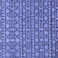 thumbnail image 1 of Ahgly Company Indoor Square Abstract Blue Modern Area Rugs, 8' Square, 1 of 4