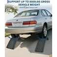 thumbnail image 3 of Heavy Duty Car Ramps Set 8000 LBS Auto Ramp Solid Steel Ramps, Pack of 2, Max Lift Height 8 in (Black, 36" L x 13" W x 9" H), 3 of 9