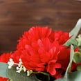 thumbnail image 5 of BalsaCircle 84 Chrysanthemum Mums Balls Silk Wedding Flowers Red, 5 of 8
