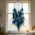 thumbnail image 4 of Boho Dream Catcher with Feathers - Handmade Wall Hanging Ornament for Bedroom, Living Room, and Home Decor, Spiritual Gift & Car Mascot, 4 of 4