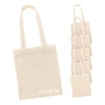 thumbnail image 1 of Bolsas Tote Bag Pack Ecológicas de Manta Cruda 100% Algodón | Bolsas de Compras Reutilizables para Pintar y Personalizar | 40x35 cm | Fabricadas en México | Bolsas de Regalo Mayoreo Resistentes, 1 of 6