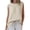 Beige, variant on ZZkhGO Women's Summer Tank Tops Casual Boho Blouse Round Neck Sleeveless Loose Fit Asymmetric Hem Holiday Beach Tunic Tops, Gray 3XL