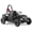 Black, variant on Electric Go Kart 4-Wheeler Shock Absorber,Go Carts with 1000 W Brushless Motor and 3-Speed,Max Speed 20 MPH 4 wheeler for Adults & Teens,Red