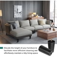 thumbnail image 6 of 4PCS Couch Legs, Heavy Duty Furniture Legs, Round Tapered Table Replacement Legs with M8 Hanger Bolts for Chair Sofa Dresser Cabinet Loveseats Ottoman Bed Cabinets, 58mm*100mm(M10), 6 of 8