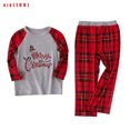 thumbnail image 1 of Traje de pijama de Navidad para padres e hijos, pantalones superiores estampados de manga larga, ropa de dormir de 100 cm Yuarrent HA001372-11, 1 of 6