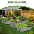 thumbnail image 2 of Aukfa Galvanized Raised Garden Bed Outdoor, Metal Planter Box for Vegetables/Flowers/Herbs, 6x3x1FT, 2 of 8