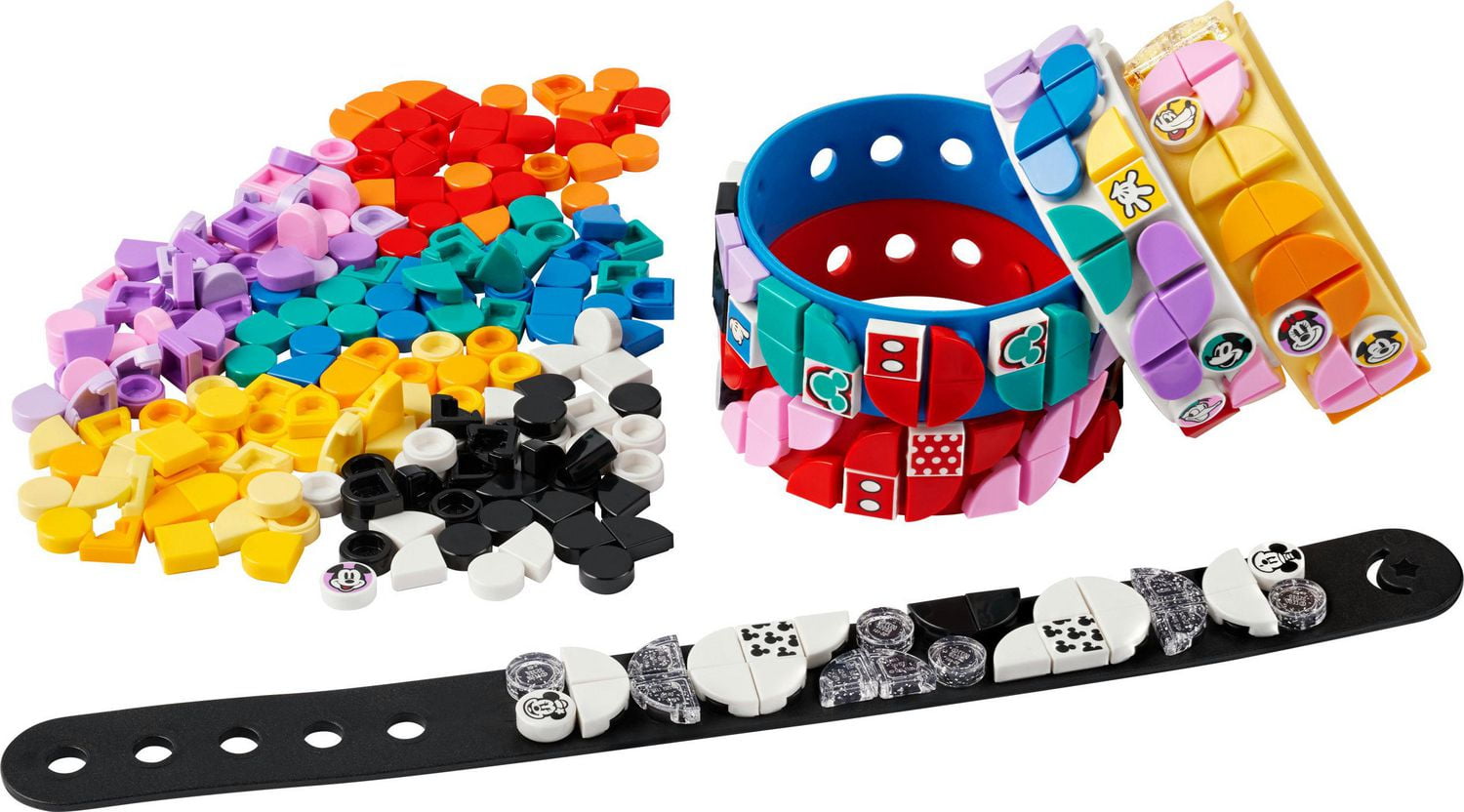 LEGO DOTS Mégaensemble de bracelets Mickey et ses amis 41947 Ensemble de construction (349 pièces)