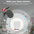 thumbnail image 2 of Tuya ZigBee Intelligent Light Switch Module Mini Home Automation Bricolage Breaker 2 Voies Minuterie Contrôle Commande Vocale Switch Compatible avec Google Assistant et Amazon Alexa, 2 of 8
