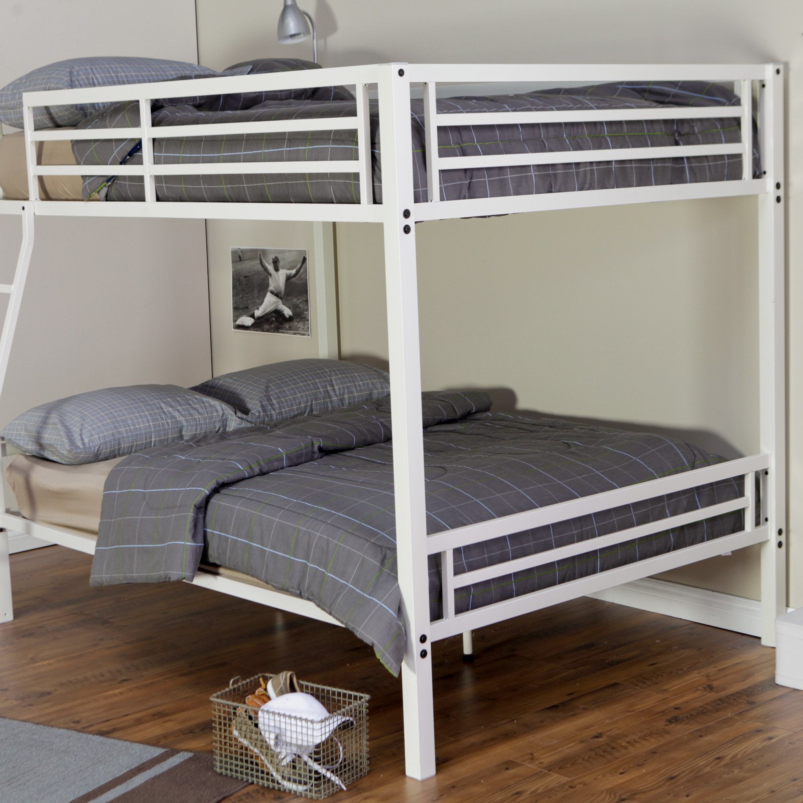Duro Hanley Full Over Bunk Bed White Com