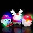 thumbnail image 5 of Christmas Light Up Snap Bracelet Glowing Wristband For Kids Holiday Party Gift Santa Snowman Reindeer Design Fun Toy For Christmas Celebration, 5 of 7
