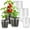4/5/6.7 Inch,15 Pack, variant on PandaTop Clear Nursery Pots 4 Inch Plastic Planter with Drainage Holes, Small Plastic Flower Pots for Seedling (30 Pcs)