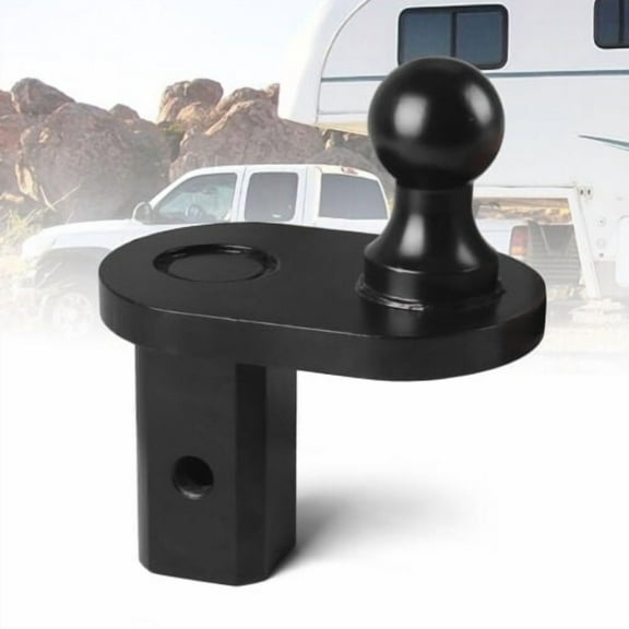 For Gooseneck Hitch Steel Heavy Duty 4" Offset Extender w/ 2-5/16" Ball Trailer