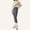 Grey, variant on Liyamei Girls Lined Leggings with Thick Warm for Winter Yoga and Sport Size 4-15 Years