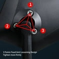 thumbnail image 4 of Riding Rearview Mirror, Bike Mirror Durable Extended Arm Easy Installation Adjustable ABS  for Snowmobiles, 4 of 8