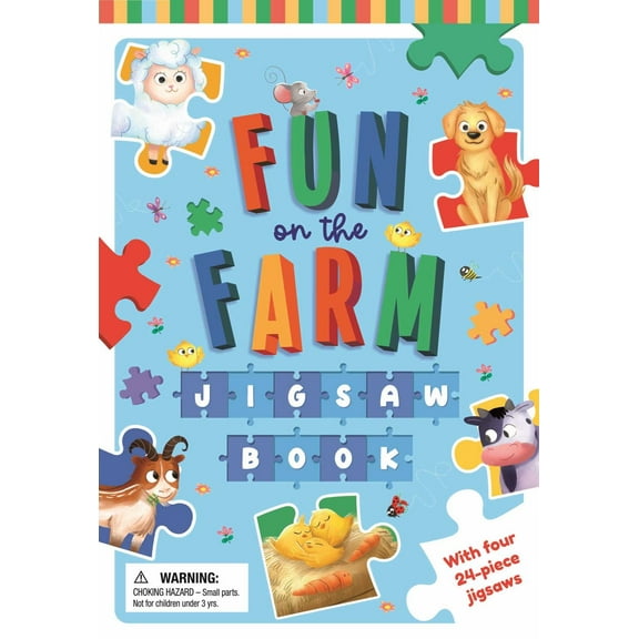 Fun on the Farm: A Jigsaw Story with 4, 24-Piece Puzzles (Board Book)
