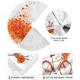 thumbnail image 2 of FMSHPON Autumn Fall TreeBicycle Xmas Christmas Tree Skirt Stand Mat for Holiday Party Decoration Indoor Outdoor 36 inches, 2 of 6