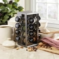 thumbnail image 6 of Kamenstein Heritage 16-Jar Revolving Pre-Filled Countertop Spice Rack Organizer with Free Spice Refills for 5 Years, 6 of 16