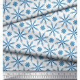 thumbnail image 2 of Soimoi polyester Crepe Fabric Flower Artistic Print Fabric by Yard 52 Inch Wide, 2 of 3