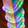 thumbnail image 4 of West Ivory 1143LEDs, 150ft Colorful LED Rope Light w/ 8 Mode, Connectable Outdoor Permanent Waterproof Accent Exterior Lighting, Safety Fuse, PVC Case, Holiday, Backyard Patio, Garden, Decorative, 4 of 9