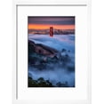 thumbnail image 2 of Magical Fog and Sunrise Light, Golden Gate Bridge, San Francisco, Scenic Framed Art Print Wall Art by Vincent James, 2 of 6