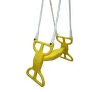 XDP Recreation Rising Sun Metal Swing Set with See Saw, Glider, Stand N Surf, Swing, Deluxe Trapeze, Fun Glider and Wave Slide