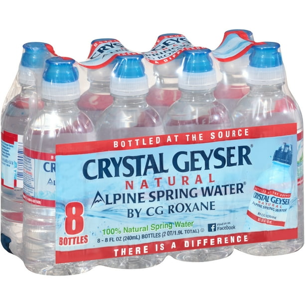 Crystal Geyser Crystal Geyser Water, 8 ea