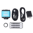 thumbnail image 2 of 8.3MP 4K 1080P 3840 X 2160  USB VGA Industrial Video Digital Soldering Repair Microscope Camera C Mount Lens LED Ring Light, Driver  with Memory Card Support Up to 64GB for, 2 of 7