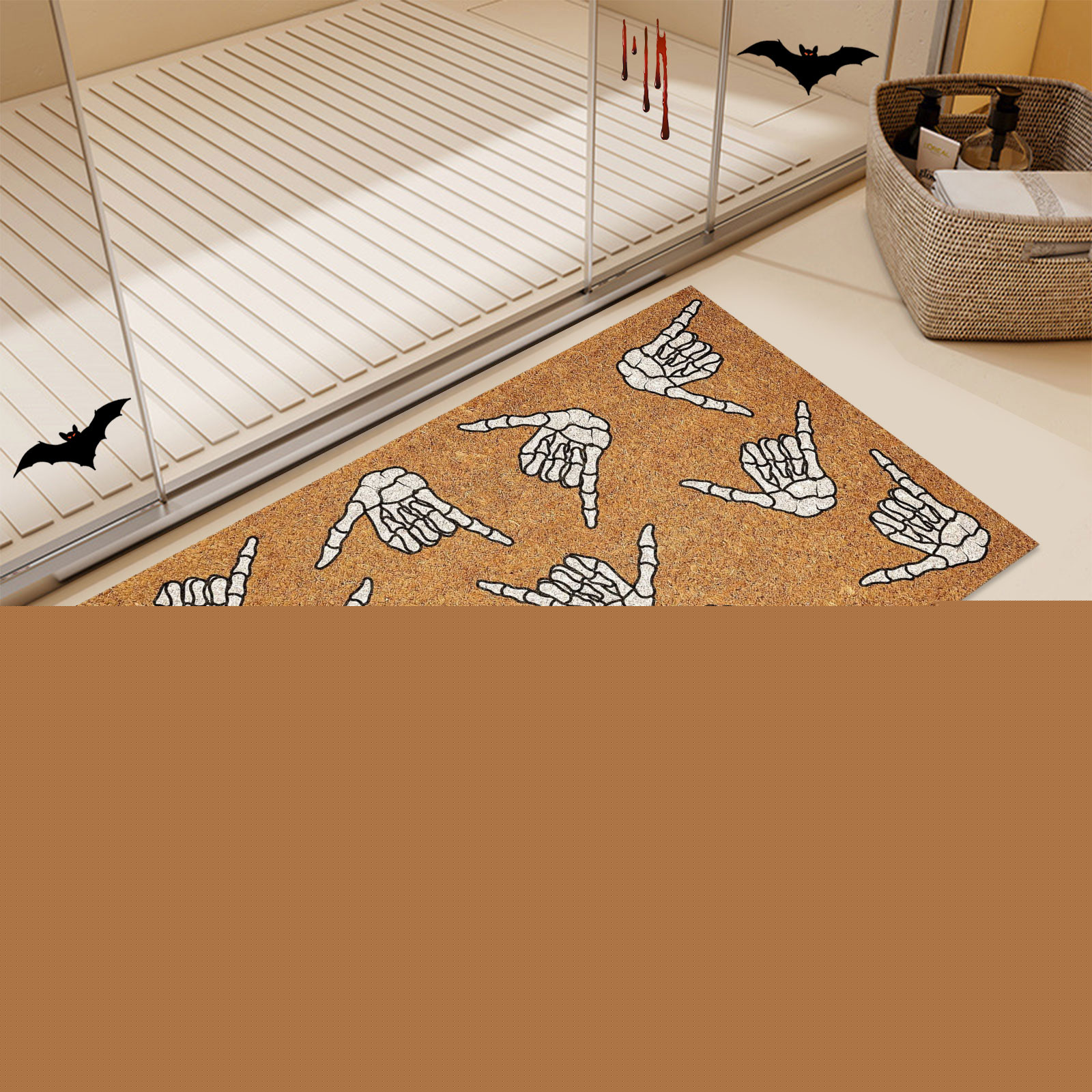 thumbnail image 2 of Vggrvlo Under5 Halloween Bathroom Rugs Non Slip Extra Soft Absorbent Outdoor Rug Machine Washable Quick Dry Rugs for Living Room Halloween Decorations, 2 of 6